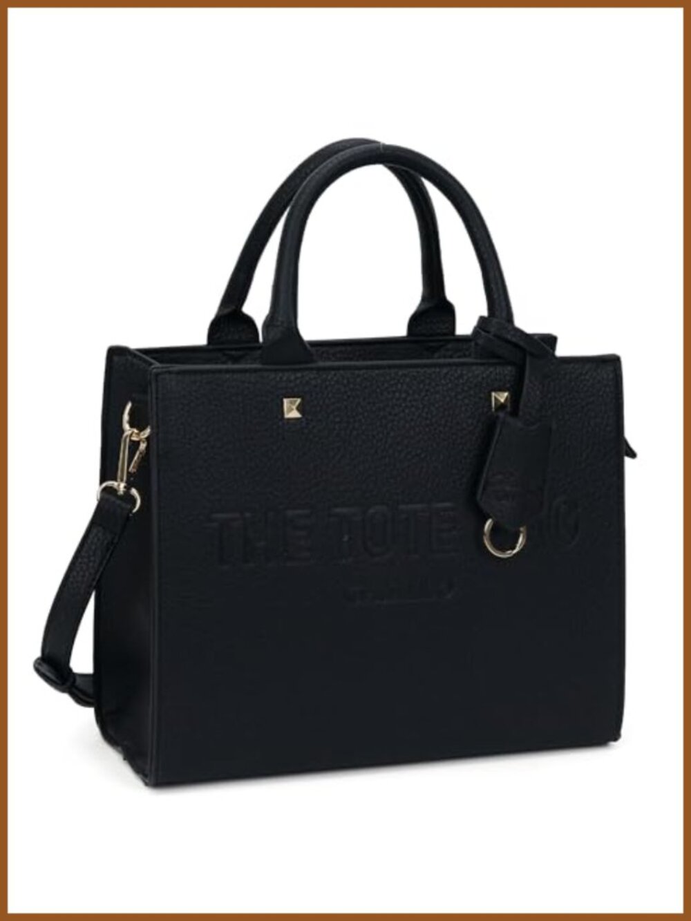 Women's Tote Bag Satchel Purse Adjustable Detachable Strap Zip Pockets